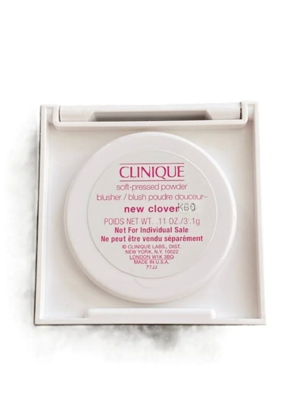 Clinique Blush Soft Pressed Powder New Clover Mirror New .11 oz